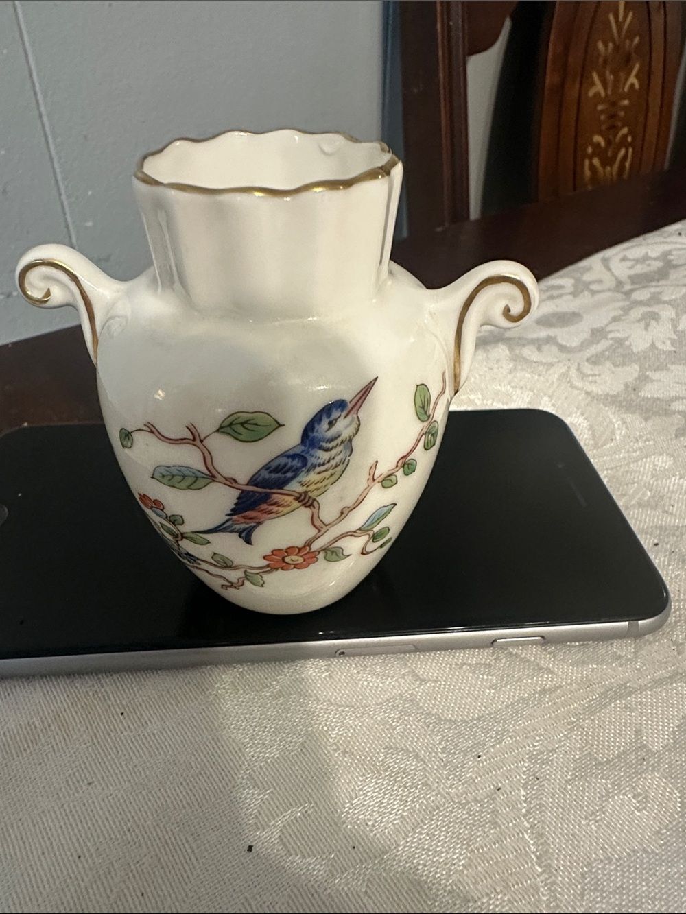 Vintage Bone China Miniature Vase